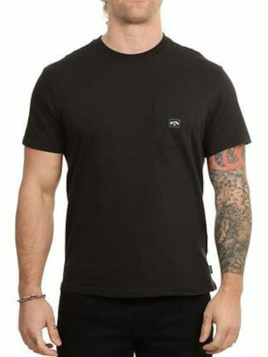 Billabong Stacked T-shirt Bărbătesc cu Mânecă Scurtă Black