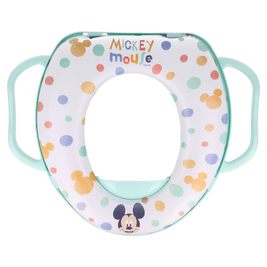 Thermobaby Παιδικό Κάθισμα Τουαλέτας Mickey Mouse με Χειρολαβές & Μαξιλαράκι Πολύχρωμο