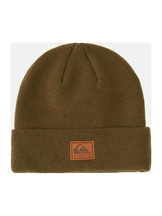 Quiksilver Performer Ribbed Beanie Cap Brown AQ...