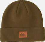 Quiksilver Performer Ribbed Beanie Cap Brown