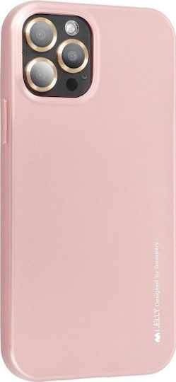 Mercury iJelly Back Cover Silicone Rose Gold (iPhone 13 Pro)