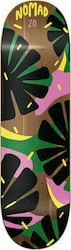 Nomad Tropikali Flowers 8.13" Skateboard Shortboard Multicolored