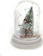 Christmas Illuminated Decorative Jar 15cm