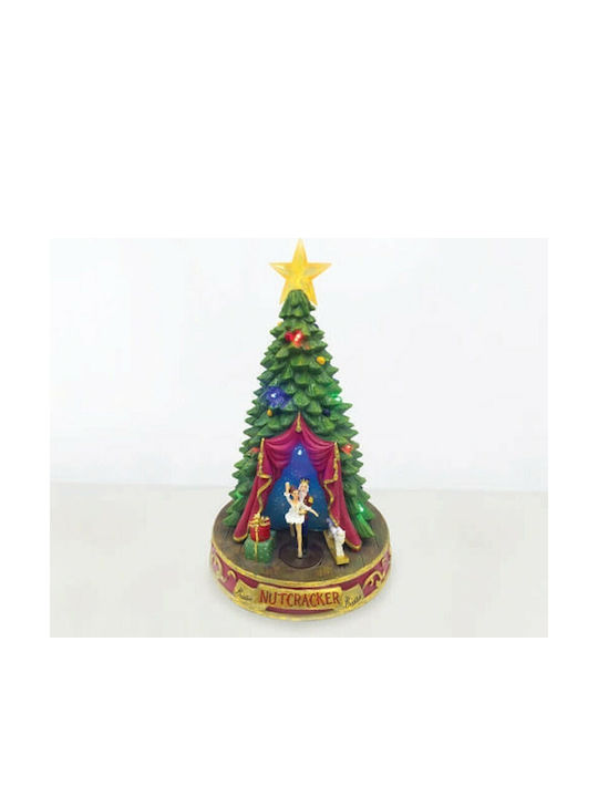 Aca Christmas Decorative Illuminated Plastic Tree 21.2cm IP20 Battery