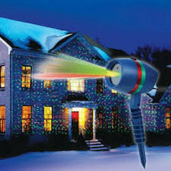 Electric Christmas Spotlight Laser LED Interior