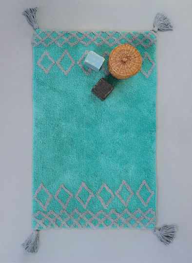 Palamaiki Covoraș de Baie Bumbac Logan 9-100541-001 Aqua 50x80buc