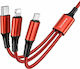 Borofone Braided USB to Lightning / Type-C / mi...