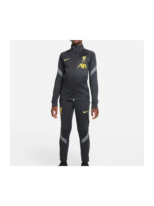 Nike Copilăresc Set de pantaloni de trening Dri-Fit Negru 2buc