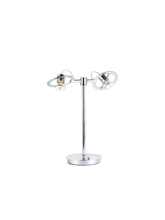 Fos me Dekorative Lampe mit Fassung für GU10 Lampe Silber