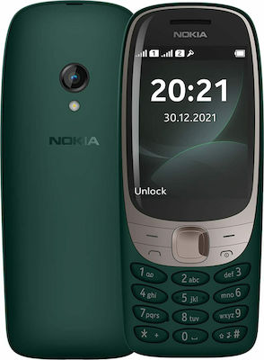 Nokia 6310 2021 Dual SIM Mobil cu Butone (Meniu în limba engleză) Verde