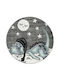 Koulis Carpets 9358A Παιδικό Χαλί Μπλε Στρογγυλό με Διάμετρο 133cm Πάχους 13mm