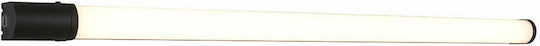 Trio Lighting Piera Modern Lamp Bathroom Socket with Integrated LED and Warm White Light Black 119cm