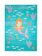 Klonaras Kids Synthetic Rug 1629 133x190cm 10mm Petrol