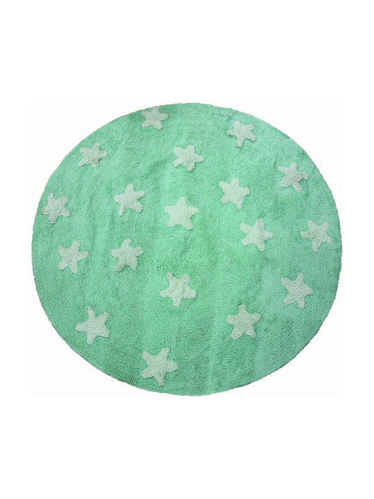 Klonaras Stars Kids Rug Stele Veraman Round with Diameter 130cm Thickness 9mm 2002558