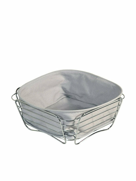 Kesper Bread Basket Metallic Gray 26x26x11cm