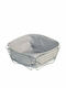 Kesper Bread Basket Metallic Gray 26x26x11cm