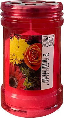 Plastic Memorial Tribute Candle Τ30