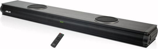 Akai Proffesional ASB-29 Soundbar 2 Bluetooth und HDMI 100W mit Fernbedienung Schwarz
