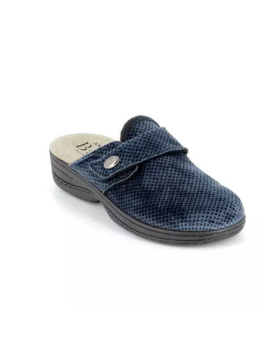 B-Soft Anatomic Women's Slippers In Blue Colour