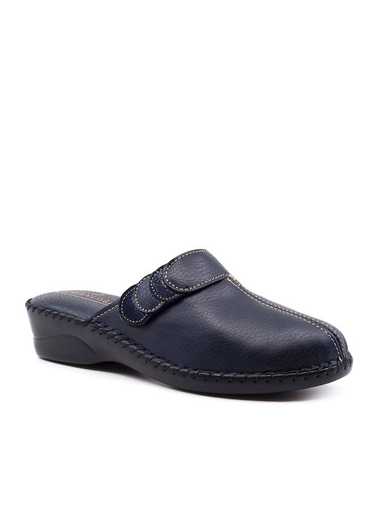 Anatomic Leather Women's Slippers Navy Blue