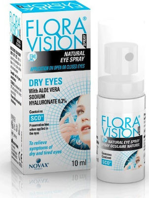 Novax Pharma Flora Vision Dry Eyes Οφθαλμικό Spray για Ξηροφθαλμία 10ml