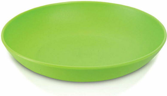 Viosarp Plate Desert Plastic Green with Diameter 18cm