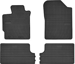 Frogum Set of Front and Rear Mats 4pcs from Rubber for Toyota Yaris 2011+ Black