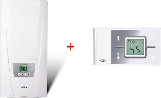 Clage DEX 8/12 + Remote Control Επιτοίχιος Inverter Ταχυθερμοσίφωνας Κεντρικός Μονοφασικός 11.5kW
