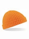 Beechfield B460 Beanie Männer Beanie mit Rippstrick in Orange Farbe