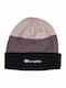 Knitted Beanie Cap Black/Purple