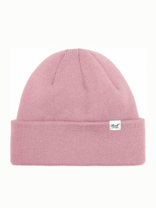 Reell Kinda Knitted Beanie Cap Old Pink