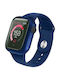 Uniq Nautic Plastic Case with Glass Indigo/Blue for Apple Watch 40mm