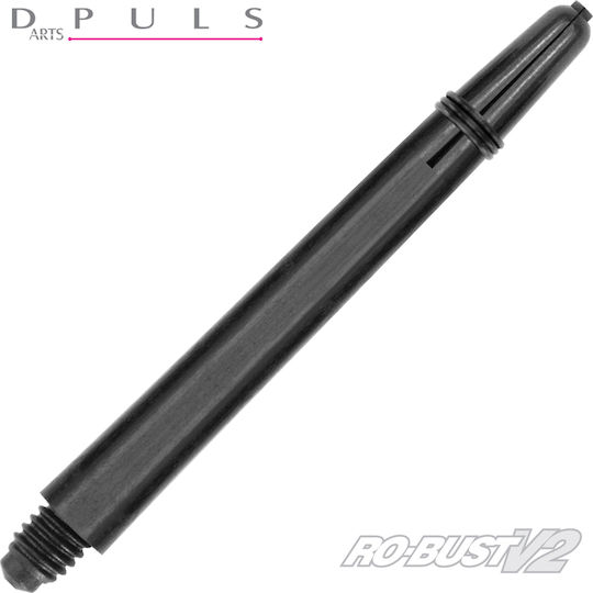 Dpuls Ro-Bust Ver.2 Shafts Black Medium Στελέχος για Βελάκια