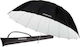 Skylux Parabolic Reflection Umbrella 180cm Umbrella for Studio Black/White