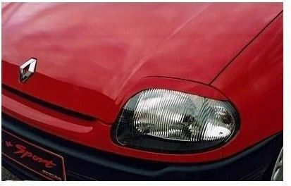 Motordrome Front Headlights Eyebrows for Renault Clio 1998-2001