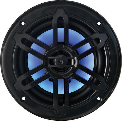 Eval Waterproof Marine Speaker Set 5.25" with 100W RMS Black