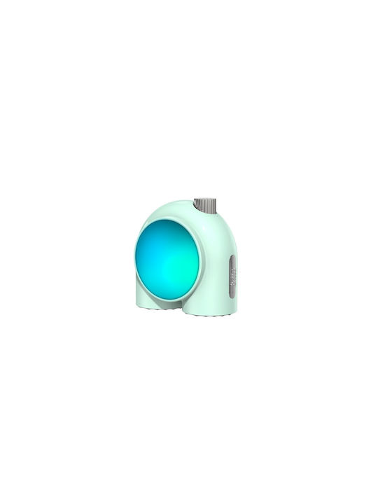 Divoom Planet 9 Bluetooth De Masă Decorativă Lampă cu Iluminare RGB LED Baterie Turcoaz