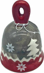 XMASfest Weihnachtsfigur Keramik Dekorativ Glocke Gray Weihnachtsfigur Keramik Dekorativ Glocke Gray 9.5x6.5cm