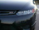 Motordrome Front Headlight Eyebrows for Honda Civic for Honda Civic 2006 2D Black