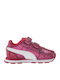 Vista Glitz Παιδικά Sneakers με Σκρατς Φούξια