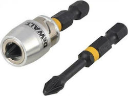 Dewalt Adapter with Input HEX and Output Bit Holder 2pcs