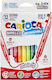 Carioca Birello Double Tip Washable Drawing Markers Thin Double Tip Set 12 Colors (12 Packages) 41457