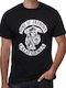 Sons of Anarchy Samcro T-shirt σε Μαύρο χρώμα