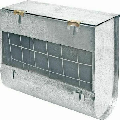 Metalic Alimentator pentru iepuri 27x12x33cm.