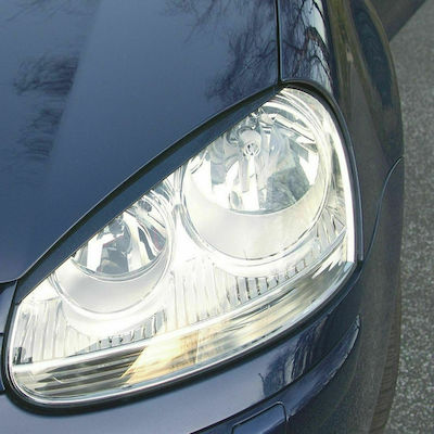 Motordrome Front Headlight Eyebrows for Volkswagen Golf 5 Black