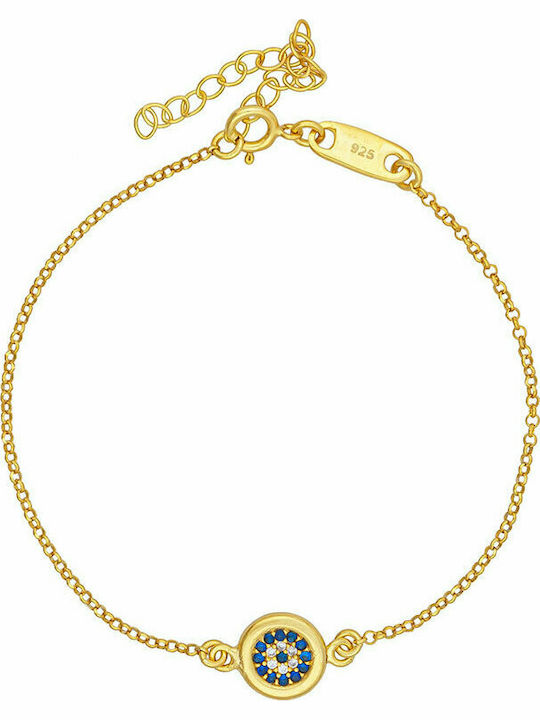 Excite-Fashion Armband Kette aus Silber Vergoldet mit Zirkonia