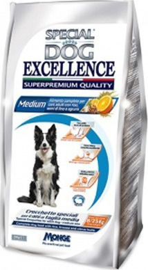 Monge Special Dog Excellence Medium 3kg Hrana Uscată Pentru Câini Adulți Rase Medii Cu Carne