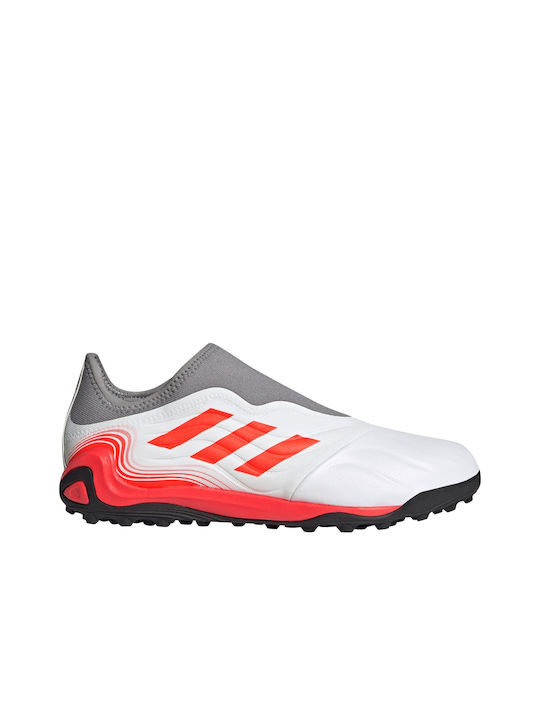 Adidas Copa Sense.3 LL TF Χαμηλά Ποδοσφαιρικά Παπούτσια με Σχάρα Cloud White / Solar Red / Iron Metallic