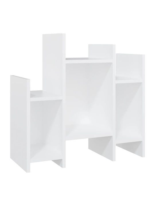 Shelving Unit Floor White 60x26x60cm