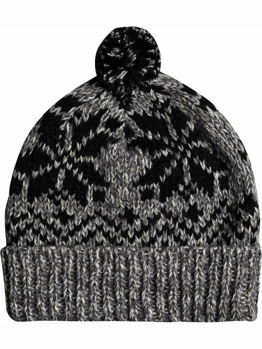 Nash Pom Pom Beanie Ανδρικός Σκούφος Πλεκτός σε Γκρι χρώμα